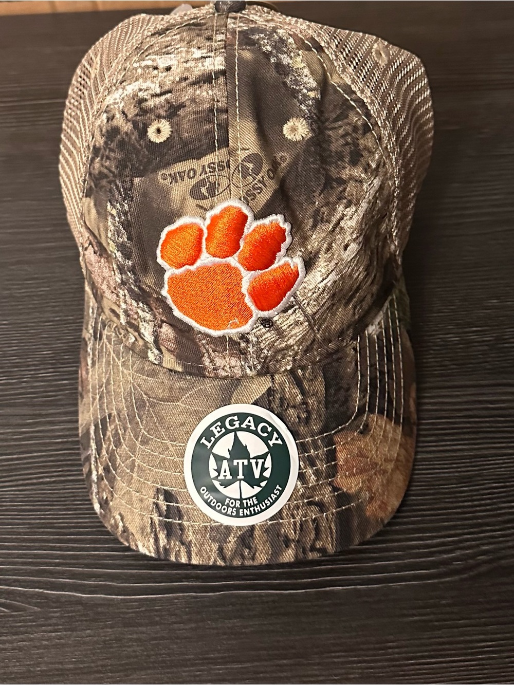 Clemson Tigers Legacy Mossy Oak Camo Hat Officially Licensed SnapBack Unisex Cap